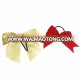 Christmas decorations mini pre tied ribbon bow with elastic loop